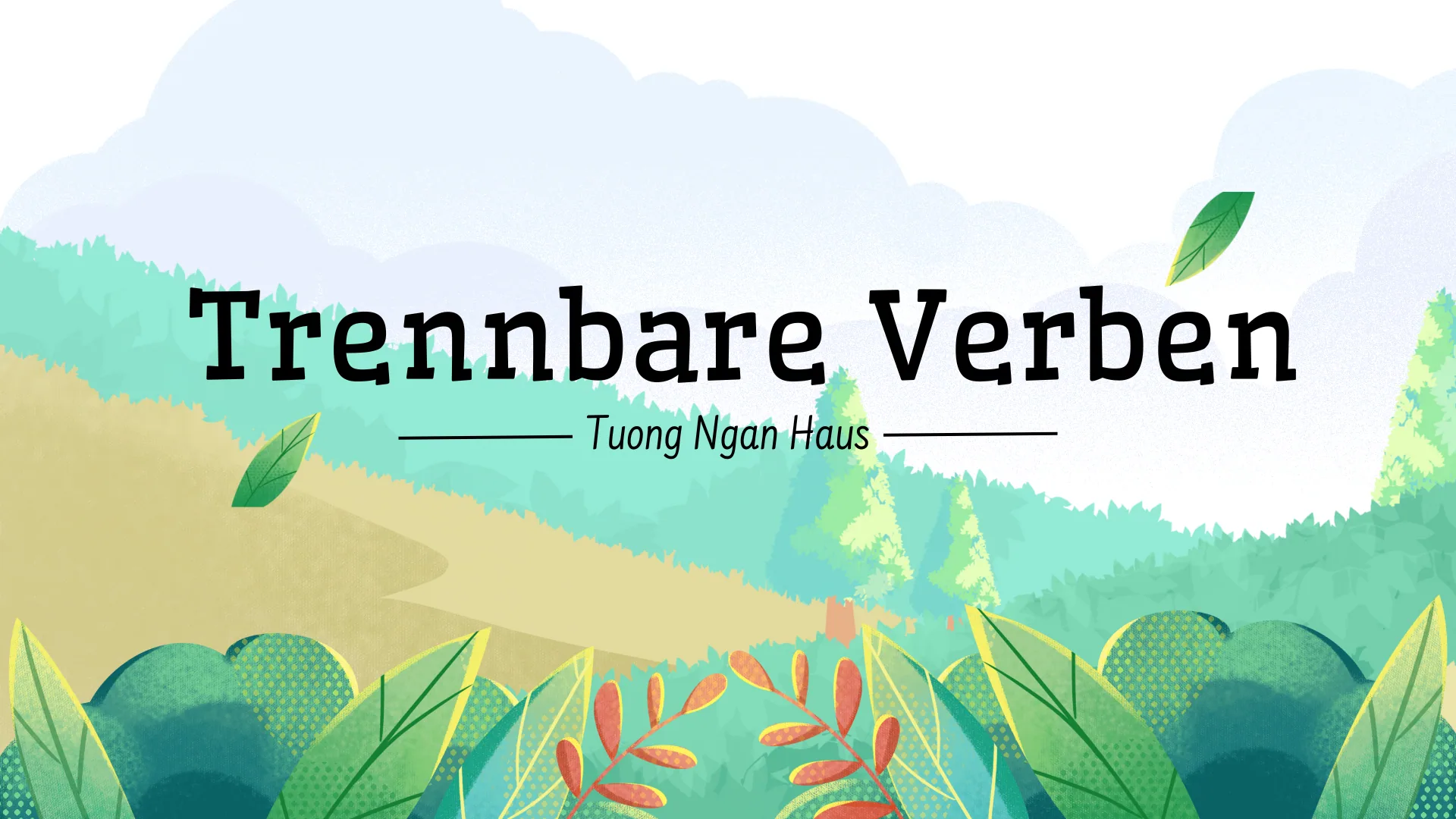 Trennbare Verben (Động từ tách)