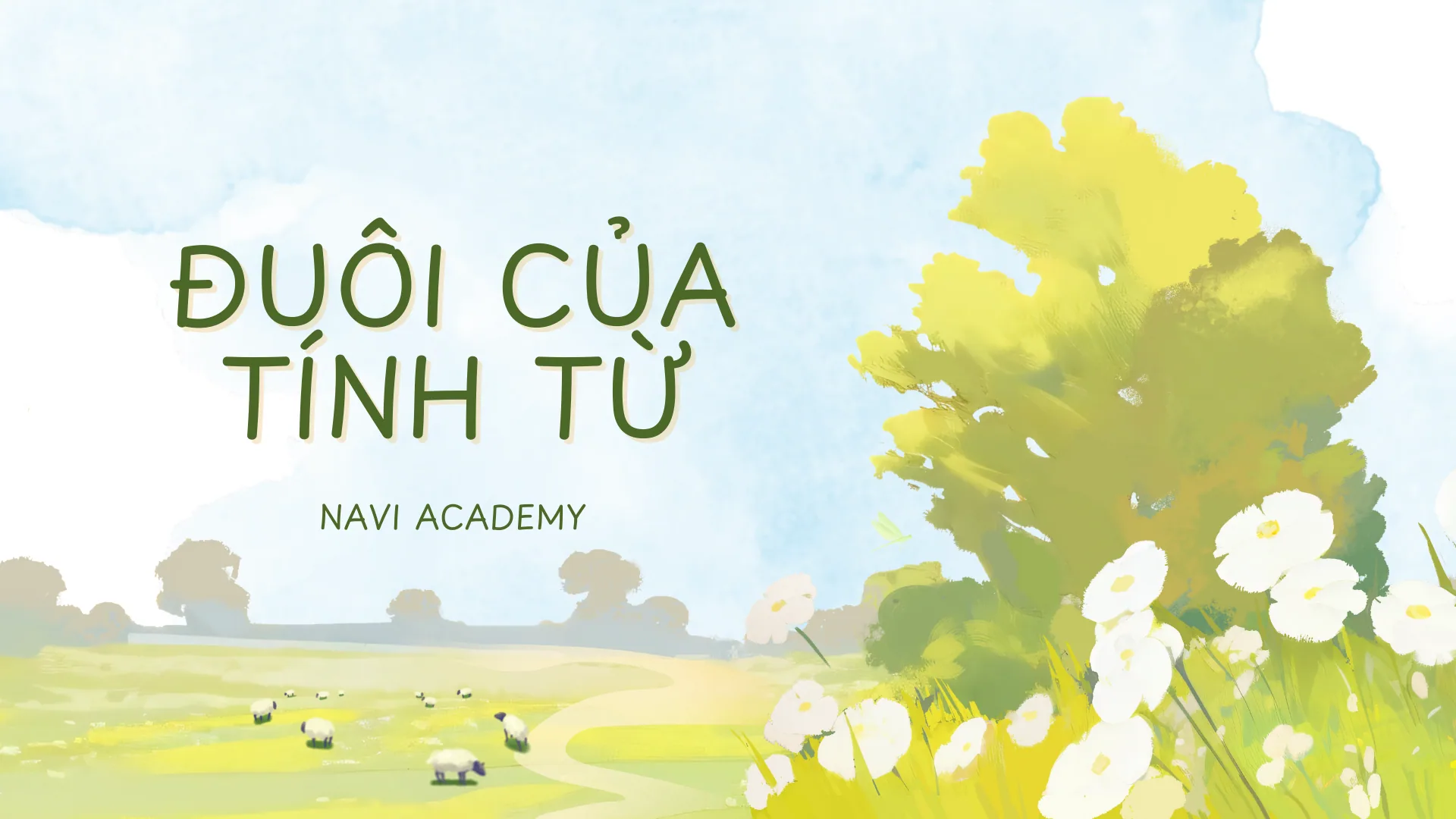 Đuôi của tính từ