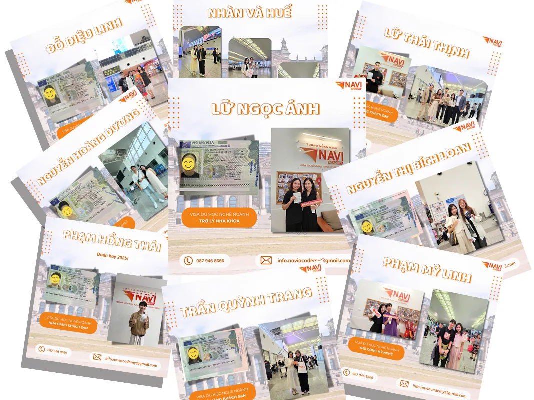 Nơi chắp cánh giấc mơ du học nghề Đức – chúc mừng các bạn đã thành công nhận được visa