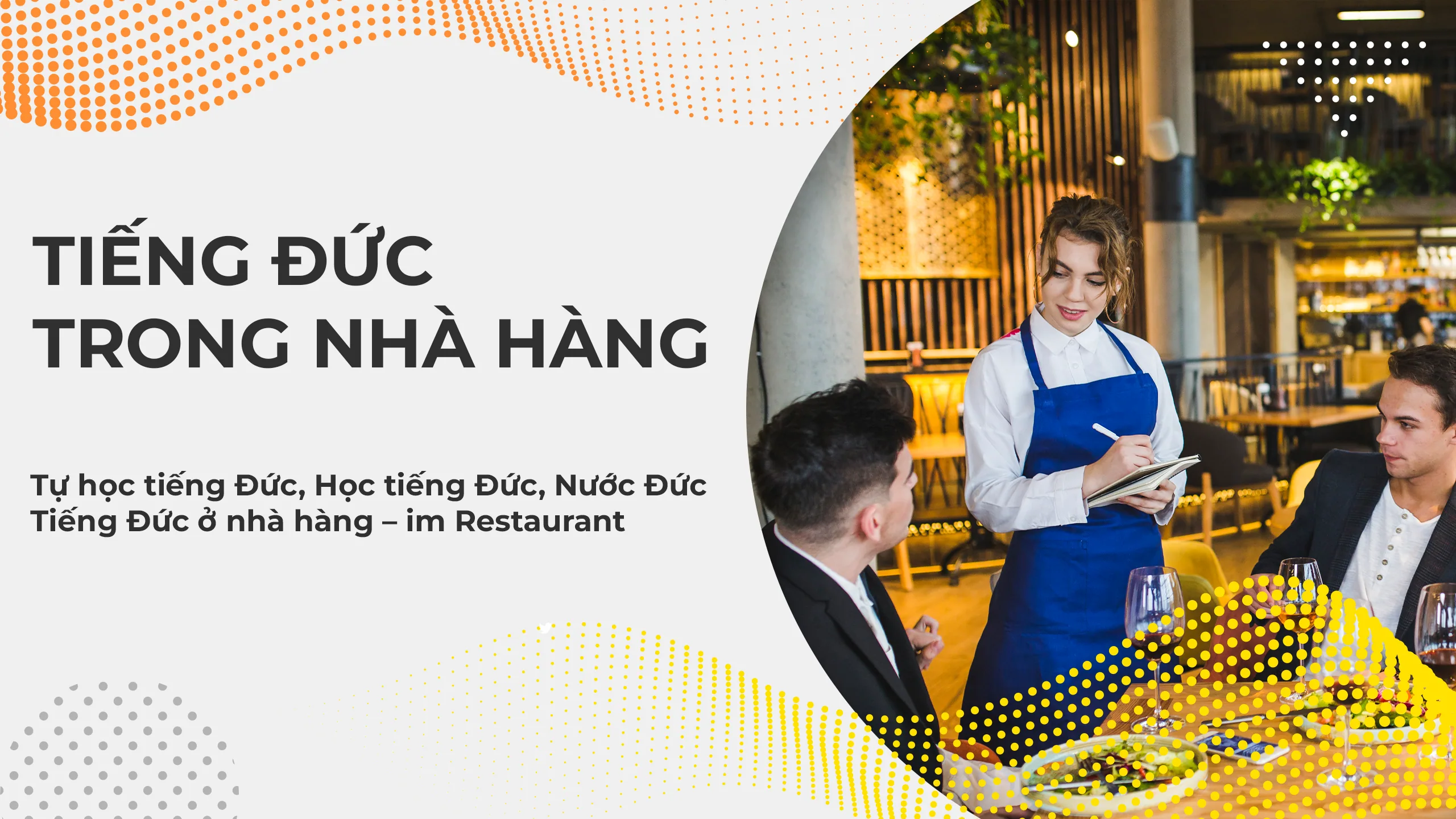 Tiếng Đức ở nhà hàng – im Restaurant