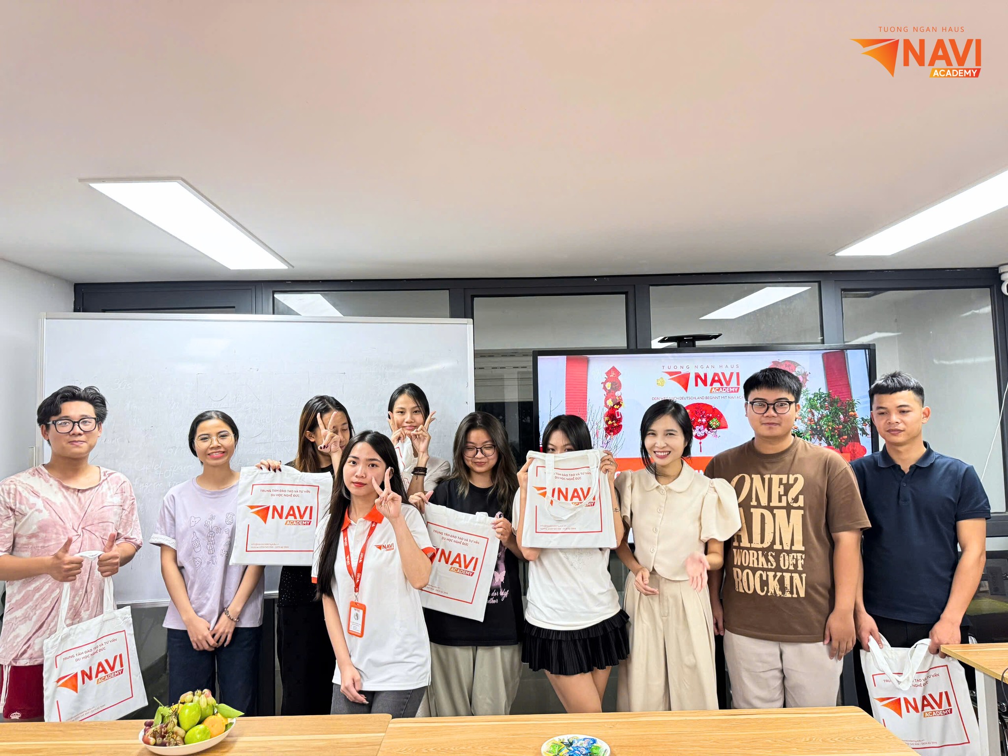 Lớp học tiếng Đức A1 buổi sáng đông vui tại NAVI Academy Hà Nội tháng 1/2026