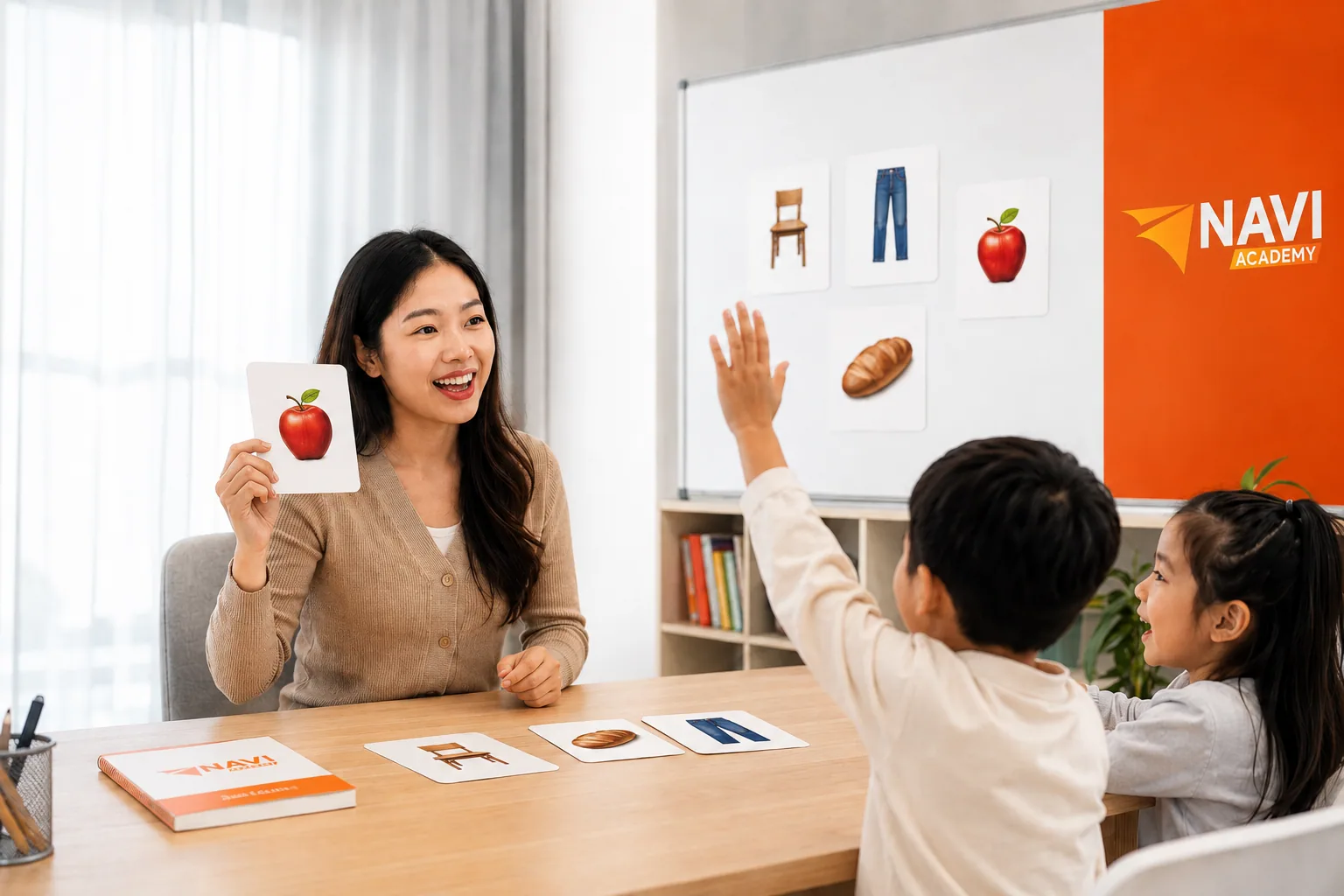 Luyện phản xạ tiếng Đức A1 bằng flashcard tại NAVI Academy