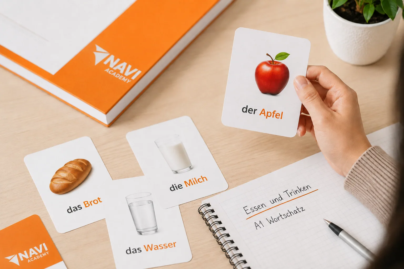 Bộ thẻ từ vựng tiếng Đức A1 chủ đề Wohnen và Kleidung