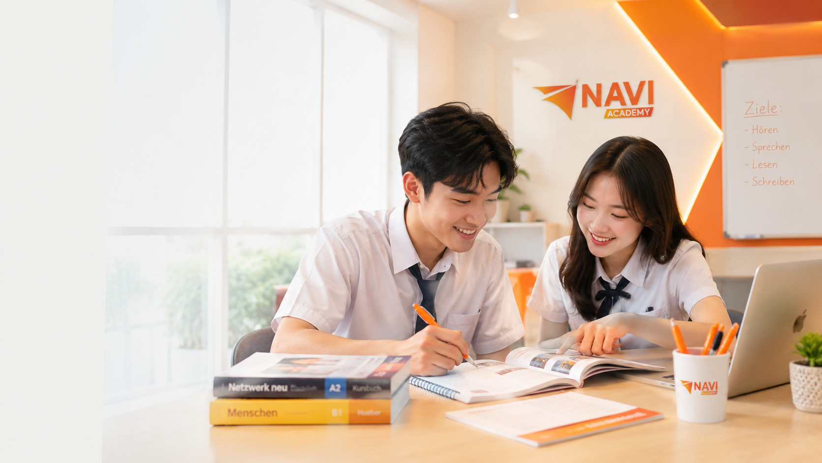 Học sinh NAVI Academy học tiếng Đức A1-B2 chuẩn bị du học nghề Đức