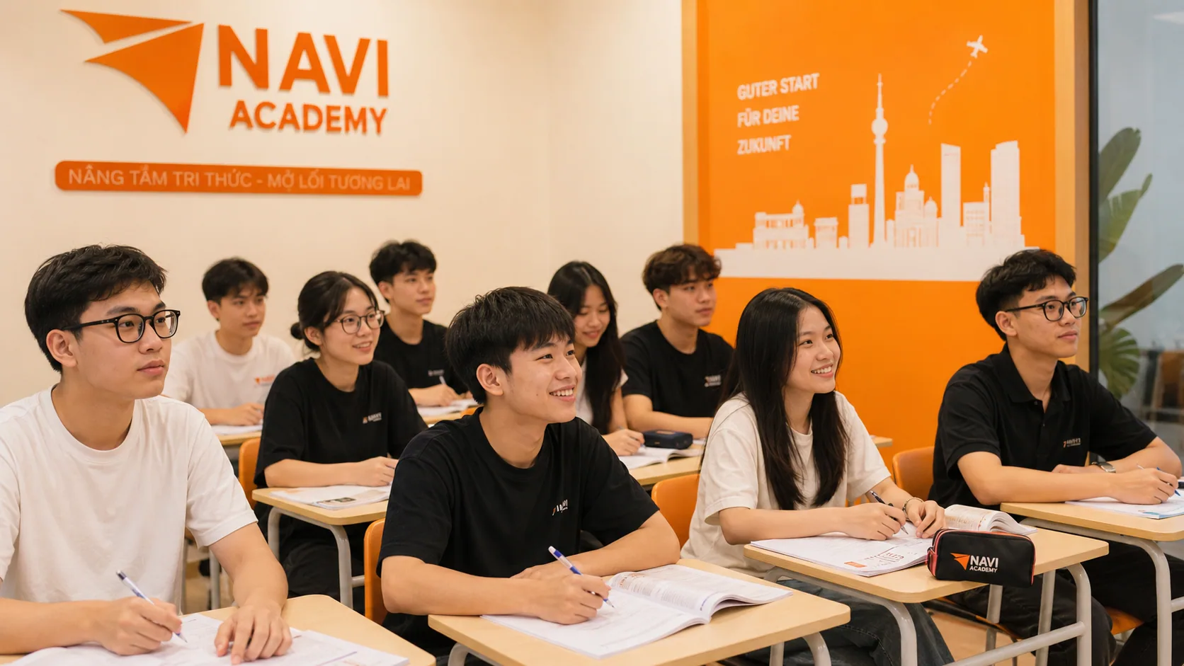 Lớp tiếng Đức dành cho học sinh THPT tại NAVI Academy - lộ trình A1 đến B1