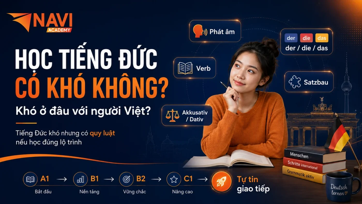 Học tiếng Đức có khó không khó ở đâu với người Việt