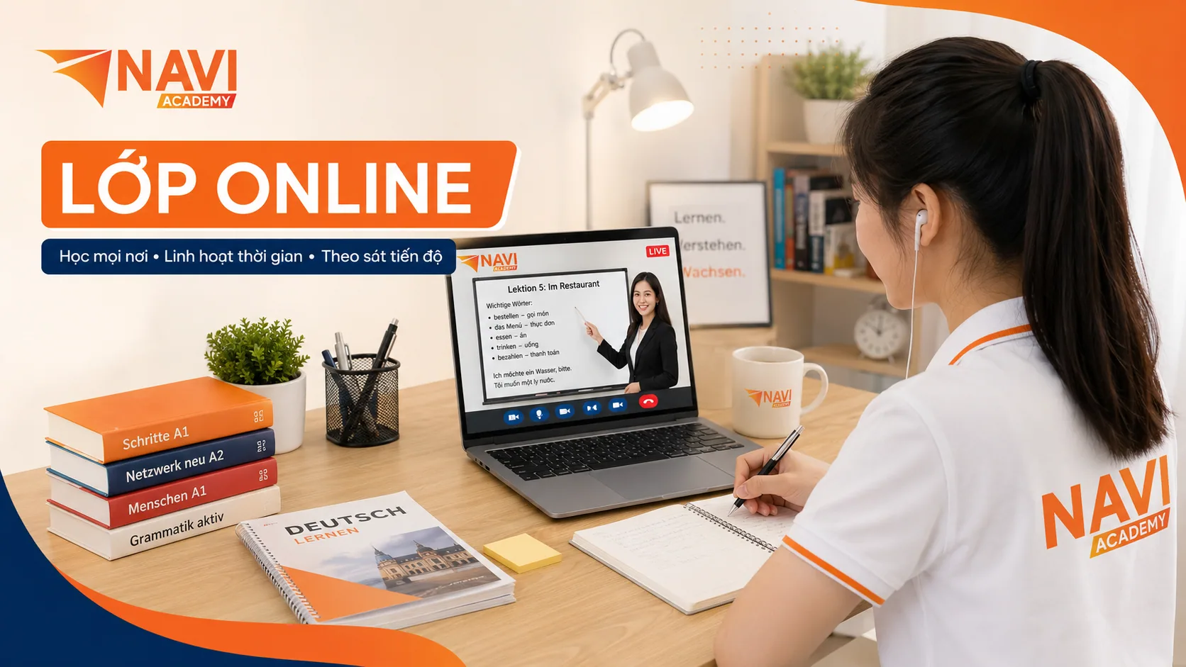 Khóa tiếng Đức online B2 tại NAVI Academy