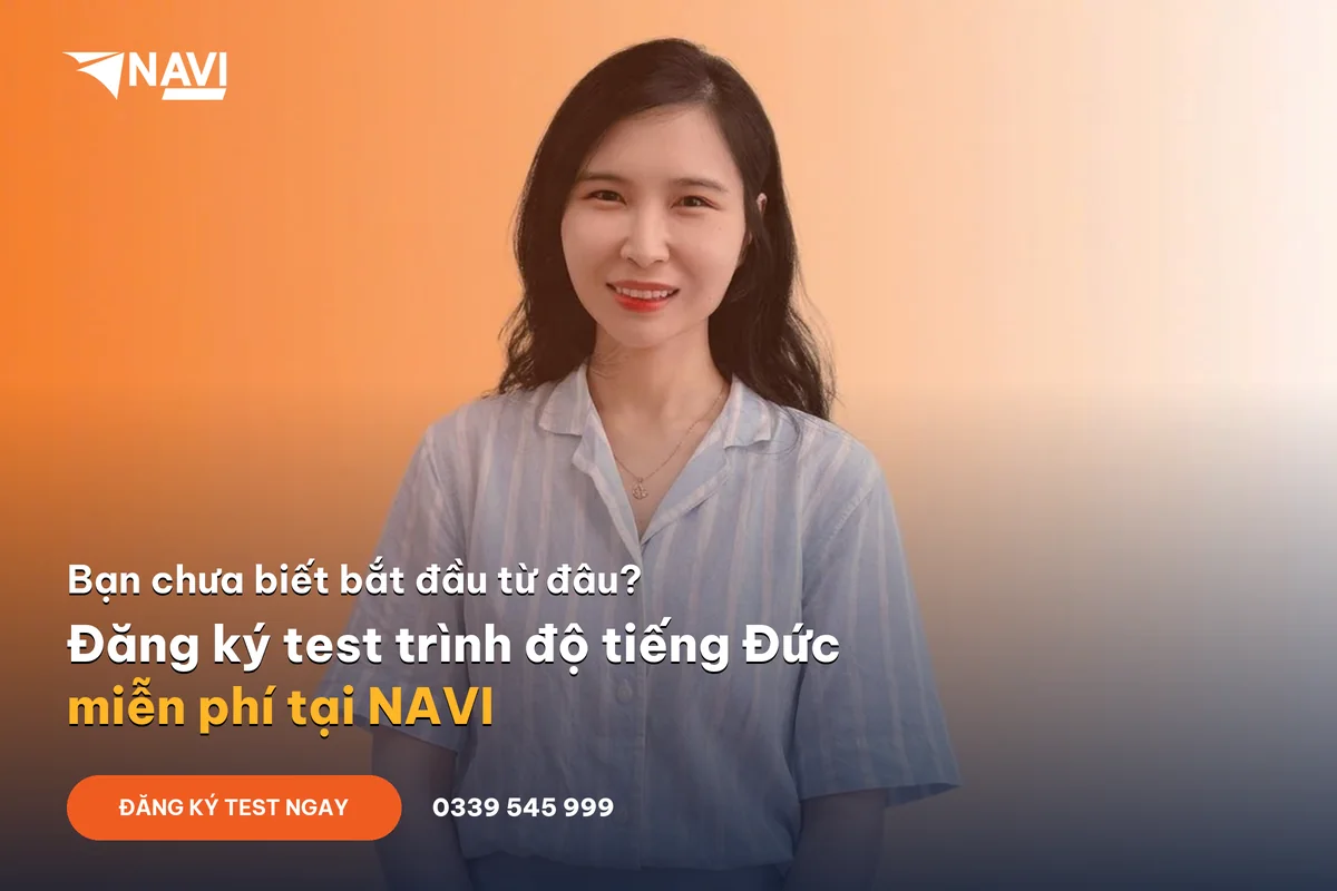 Đăng ký test trình độ tiếng Đức online miễn phí tại NAVI Academy